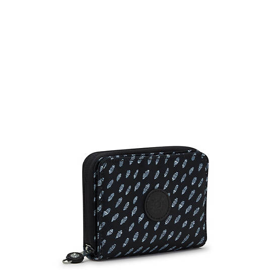 Kipling Money Love Klassieke Printed Small Wallet Portefeuille Zwart | België 1020KO